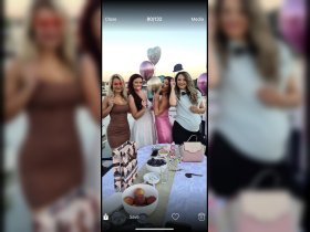 A lively group of friends celebrates a bachelorette party on a boat, complete with balloons and festive decor, creating unforgettable memories on the water.