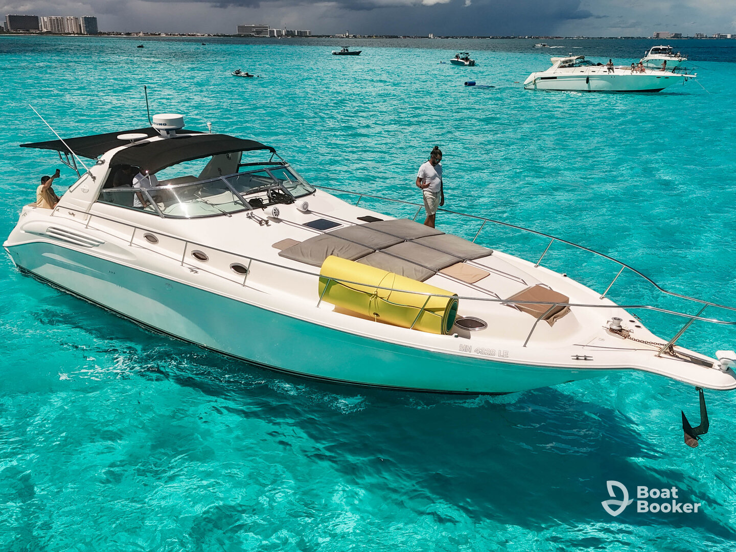 45ft Sea Ray Sundancer for up to 12 guest!
