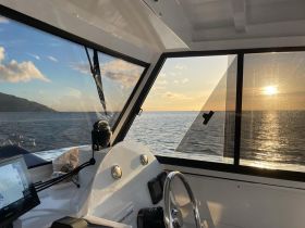 First glimpse of sunset 