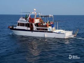 A lively group enjoys their time aboard a boat, showcasing the fun and camaraderie of on-water adventures.