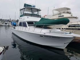 A sleek yacht named 'Kamryn Dawson' docked in a marina, showcasing its elegant design and readiness for adventure on the water.