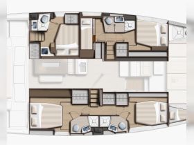 Detailed layout of a boat's interior, showcasing the cabin, seating areas, and helm — ideal for understanding space and amenities available on board.