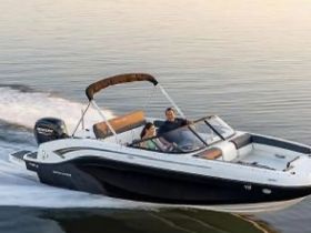 A couple enjoys a thrilling ride on a speedboat, gliding across calm waters — perfect for adventurous outings and scenic views.