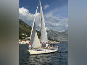 A lively group celebrates aboard a sailboat, surrounded by stunning mountain scenery — perfect for unforgettable sailing adventures.