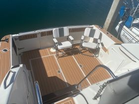 Aft deck (cockpit) comfortably seats 4