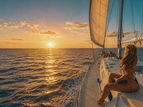 Making maximum memories at sunset Curacao