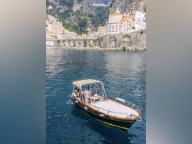 A group enjoys a scenic boat ride along the stunning Amalfi Coast, surrounded by picturesque cliffs and charming coastal architecture.