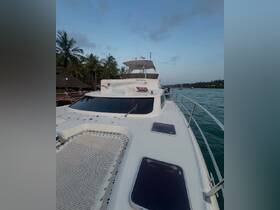 A stunning view of a yacht's exterior, showcasing its sleek design and features, perfect for luxury cruising or chartering adventures.