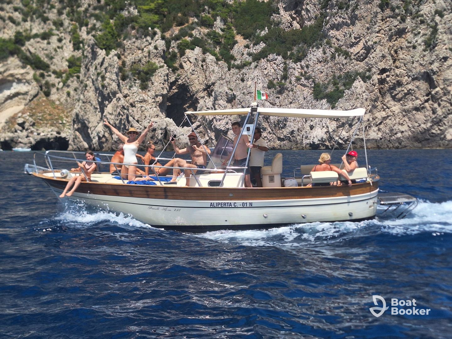 Capri private  boat tour ciro aliperta