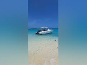 A group enjoys a sunny day at the beach with a boat anchored in the clear turquoise waters, perfect for a fun day of relaxation and adventure.
