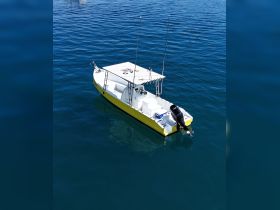 A vibrant yellow speedboat captured in clear waters, showcasing its sleek design and perfect for thrilling adventures on the water.
