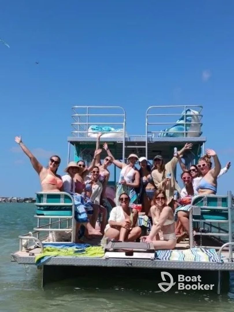 Epic Double-Decker Slide Boat n Sandbar Fun!