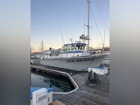The 'New Rayann' boat is docked at the marina, showcasing its sleek design against a serene evening sky.