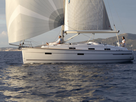 A couple enjoys a serene sailing experience on a yacht, capturing the essence of adventure on the open water.