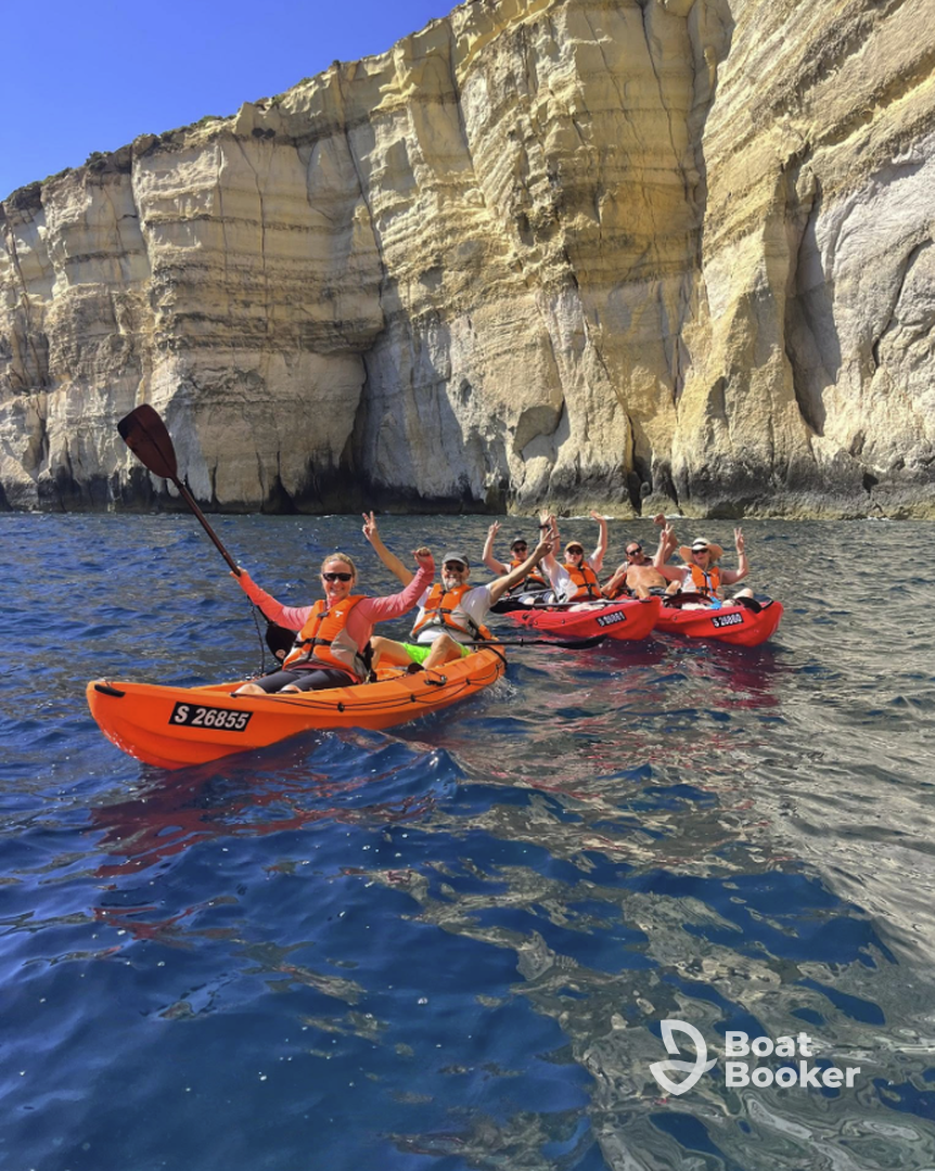 Expore Caves & Swim Spots Gozo Kayak Tours
