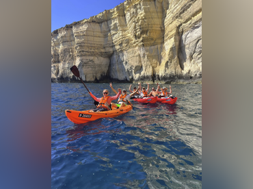 Expore Caves & Swim Spots Gozo Kayak Tours