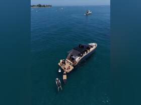 A lively group enjoys a day on the water, with some swimming and others on a jet ski near a luxurious yacht — perfect for summer fun and boat parties.