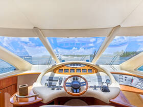 A well-designed helm of a luxury yacht, showcasing modern navigation equipment and a spacious layout, perfect for an enjoyable boating experience.
