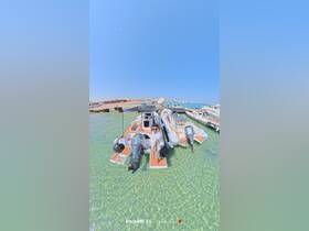 A person takes a selfie on a docked boat, showcasing a vibrant marina scene with clear waters — perfect for capturing memorable moments on the water.