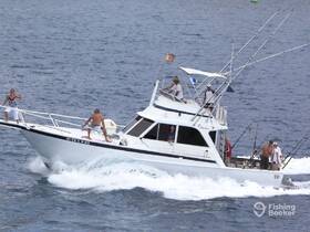 A lively group of anglers aboard a fishing boat, actively enjoying their time on the water — perfect for fishing adventures and group outings.
