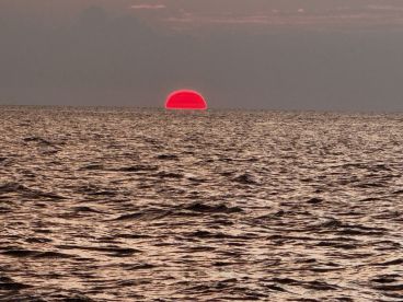 Relaxing beautiful sunset ride 