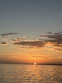 Relaxing, beautiful sunset 