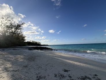 A serene beach scene with soft sand and gentle waves, perfect for a tranquil getaway.