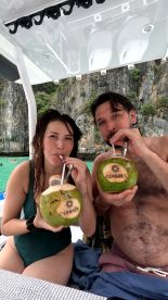 Sharks, eels, pufferfish and bioluminescent plankton!!! Highlight of our honeymoon!