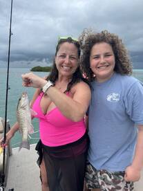 right on the snapper, bigger than the fishing charters! She was a pleasure. 