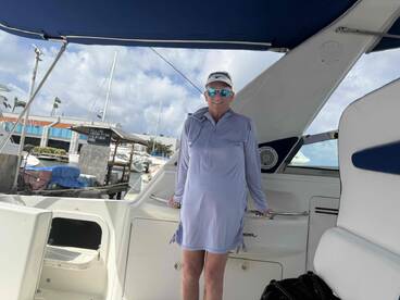 Captain Fabio and Jake aboard the Ariani