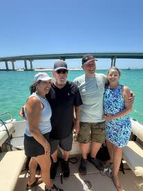 We got to experience the dolphins up close and personal.  