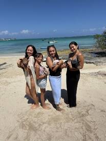 Private tour to feed pigs and jet ski