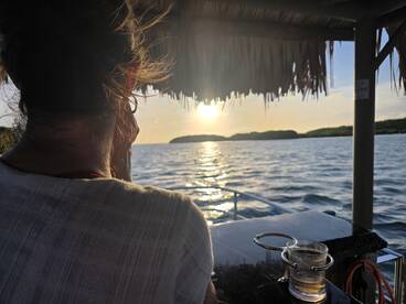 Perfect end to our honeymoon!