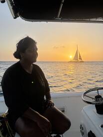 Boating with Bibi