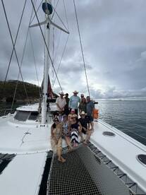 The captain and crew made sure we had the best experience despite a cloudy day