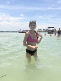 Relaxing day on the sandbar 