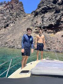GREAT boat trip in Santorini!!!!