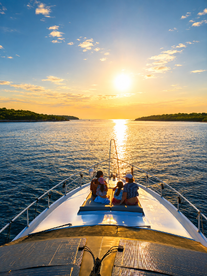 Amazing trip! saw dolphins at sunset and the captain and crew were the best